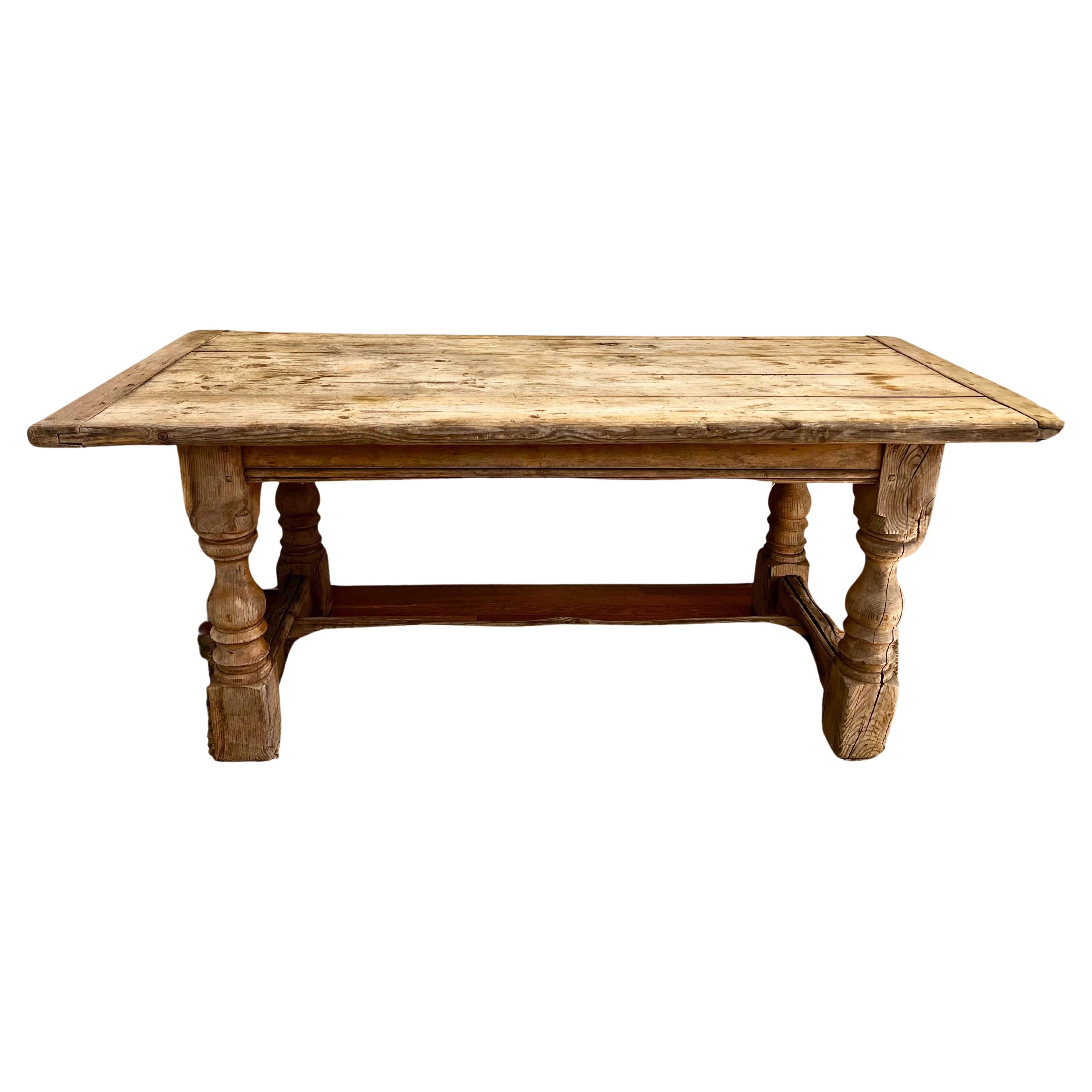 French Weathered Oak Dining Table