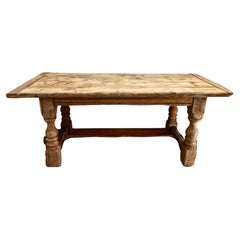 French Weathered Oak Dining Table