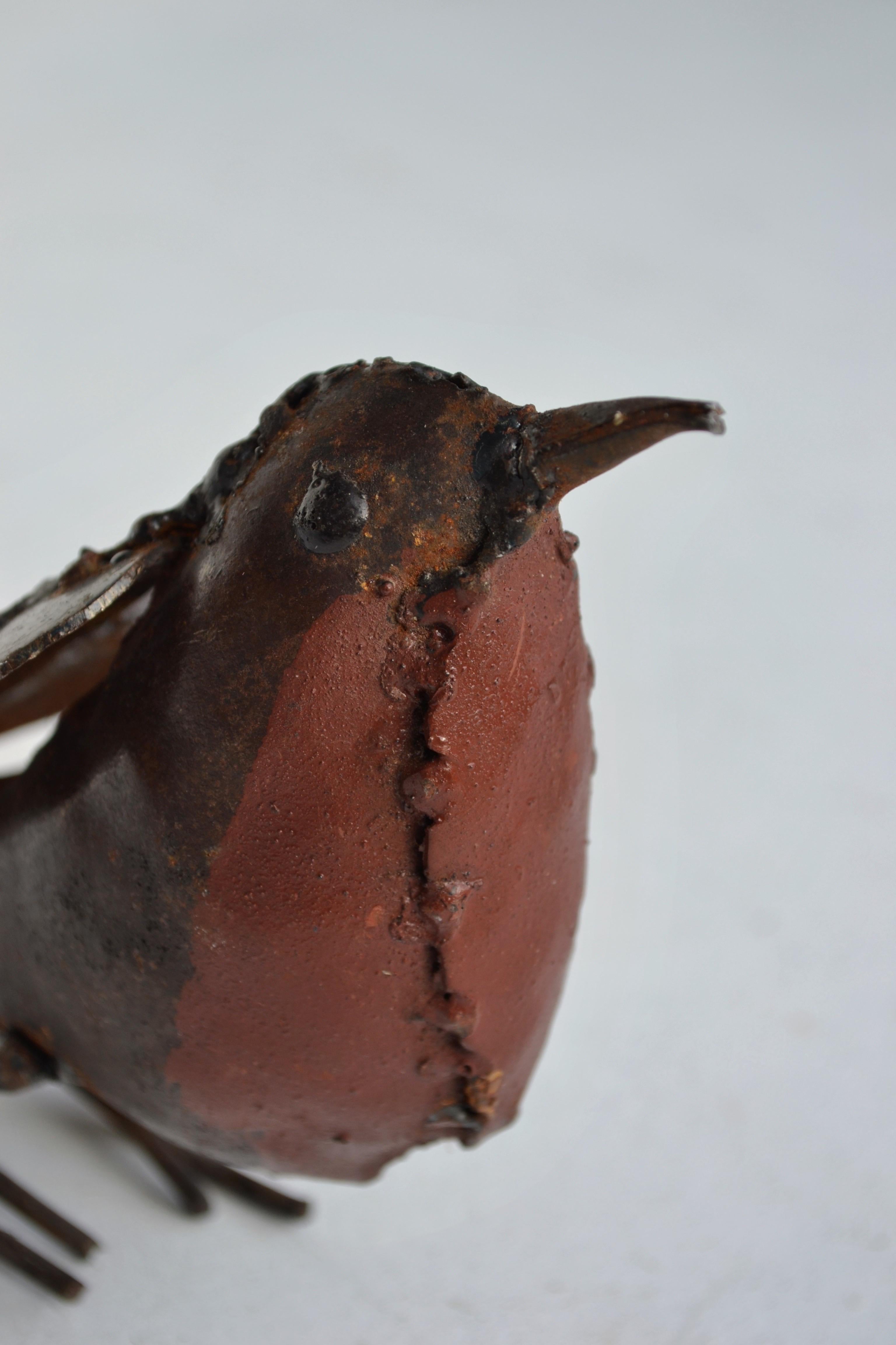 Stile provenzale Scultura Robin in metallo saldato francese, anni '50 in vendita