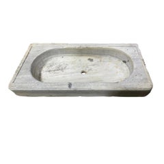 French White Carrara Marble Sink