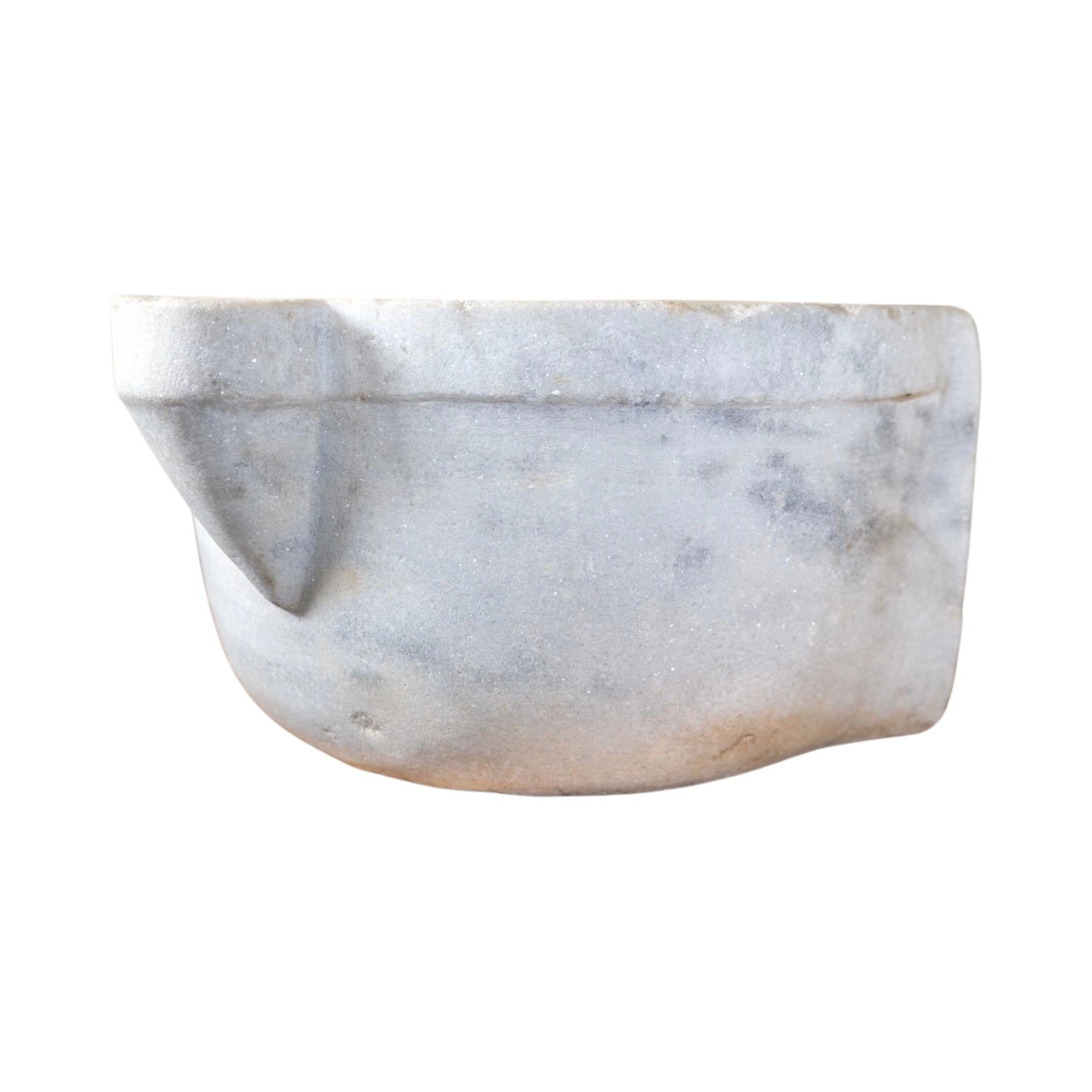 French White Carrara Marble Sink For Sale 1