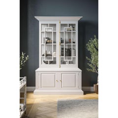 French White Display Cabinet