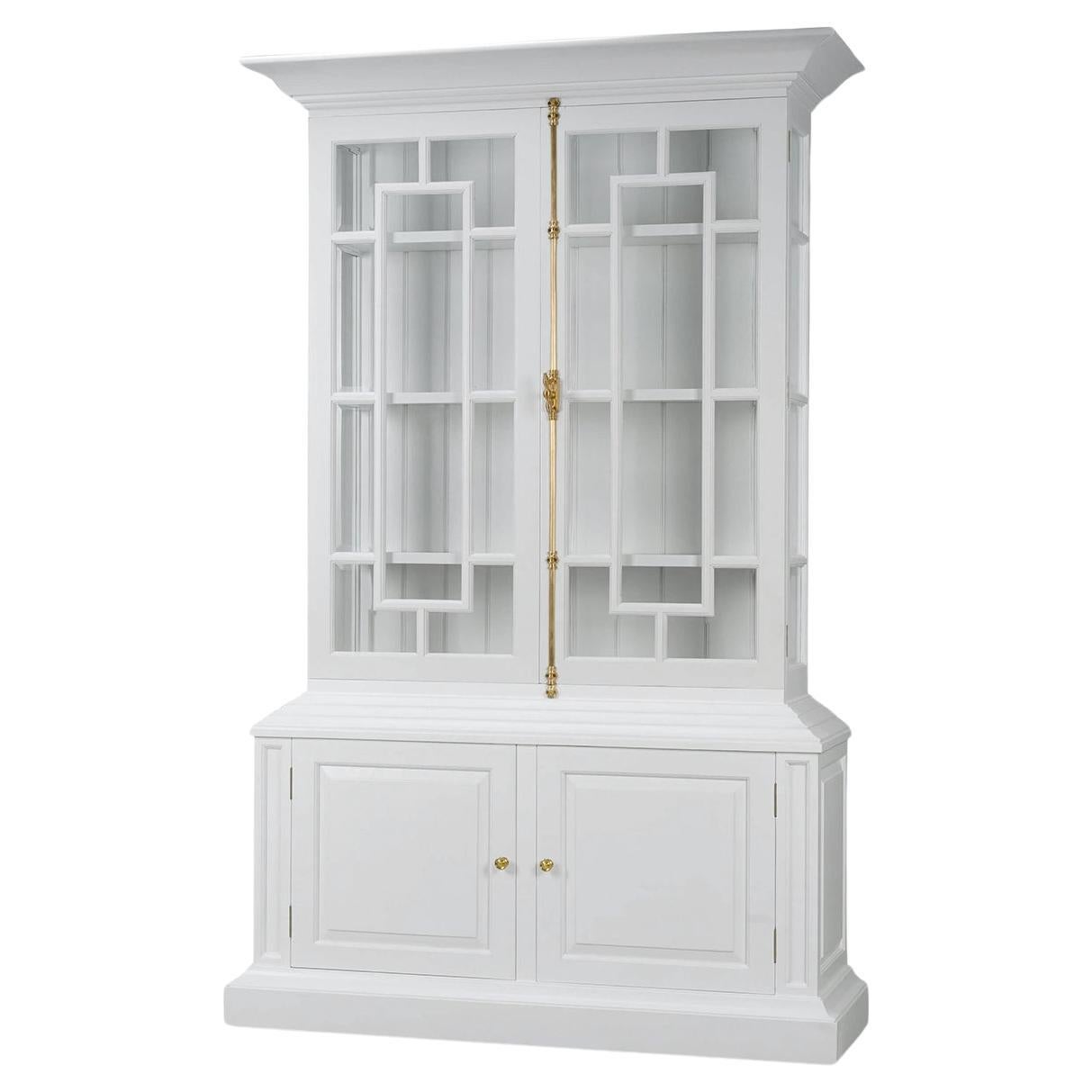 Vetrina francese di colore bianco
