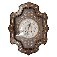 French white marble Buy eye  Watch  wood  Brass.París .Napoleón III