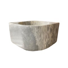 French White Marble Corner Sink