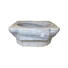 French White Marble Sink