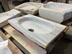 French White Marble Sink