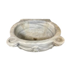 French White Marble Sink