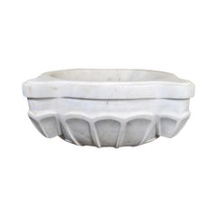 French White Marble Sink