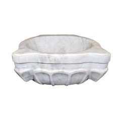 French White Marble Sink