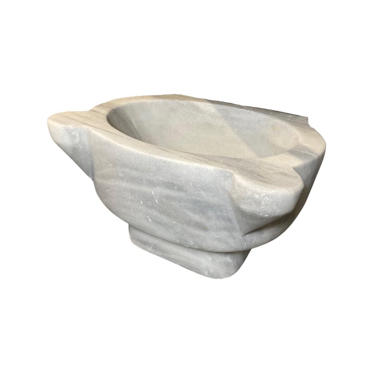 French White Marble Sink For Sale at 1stDibs