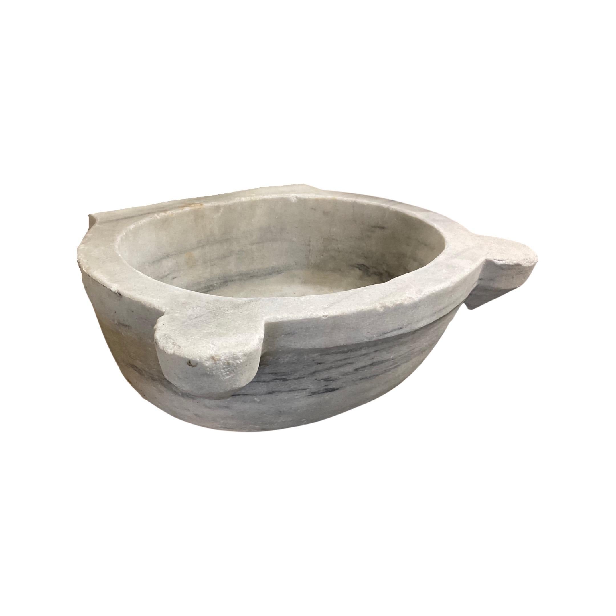 French White Marble Sink 1