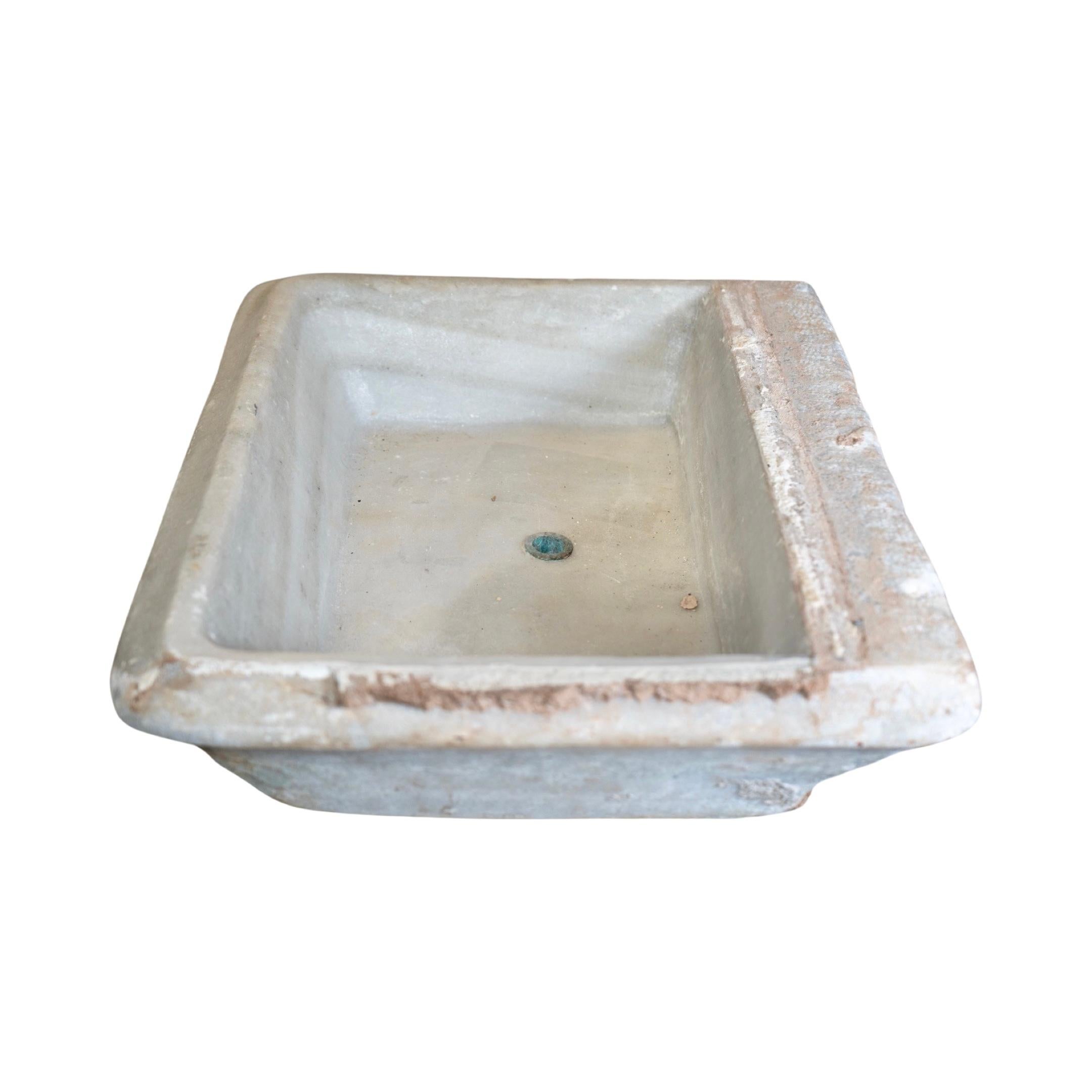 French, White Marble Sink For Sale 2