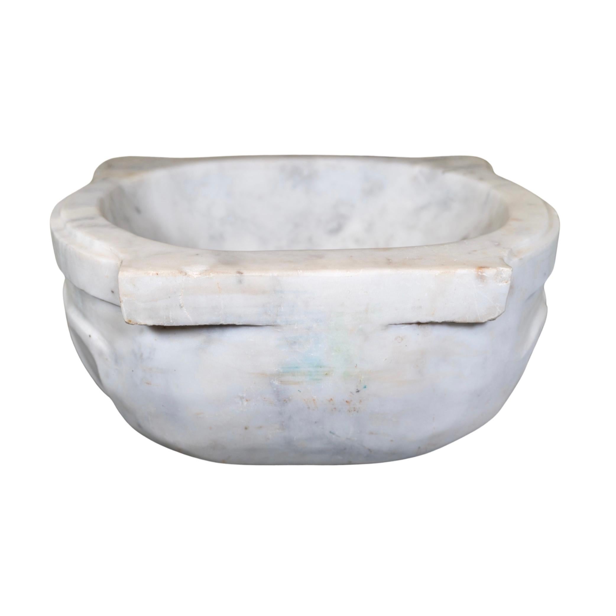 French White Marble Sink For Sale 2