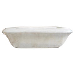 Antique French White Marble Sink