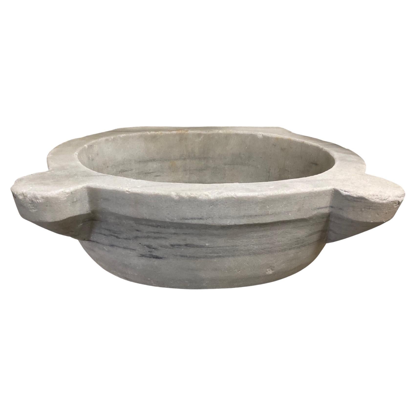 French White Marble Sink