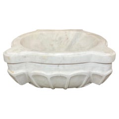 French White Marble Sink
