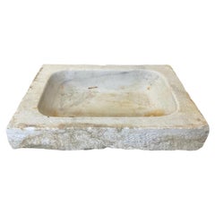 French White Marble Sink Antique French White Marble Sink