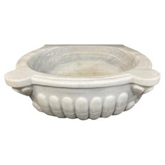 French White Marble Sink