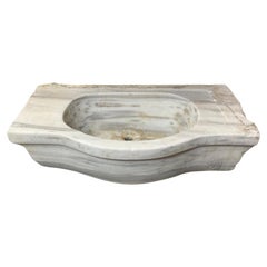 French White Marble Sink