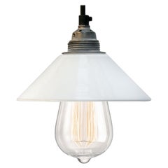 French White Opaline Glass Pendant Lights