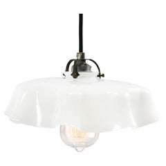French White Opaline Glass Pendant Lights