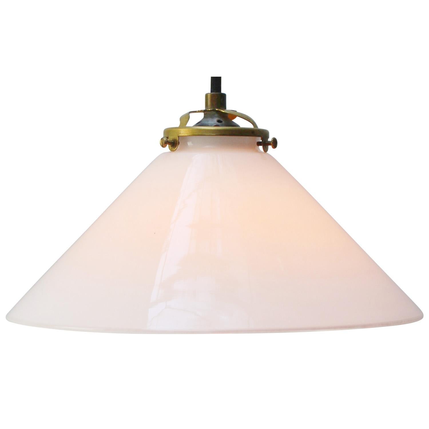 Colgante industrial de cristal opalino French Opaline. Sin bombilla.

Medida: Peso 1,0 kg / 2,2 lb

rado por artículo individual. Todas las lámparas se han adecuado a las normas internacionales para bombillas incandescentes, de bajo consumo y