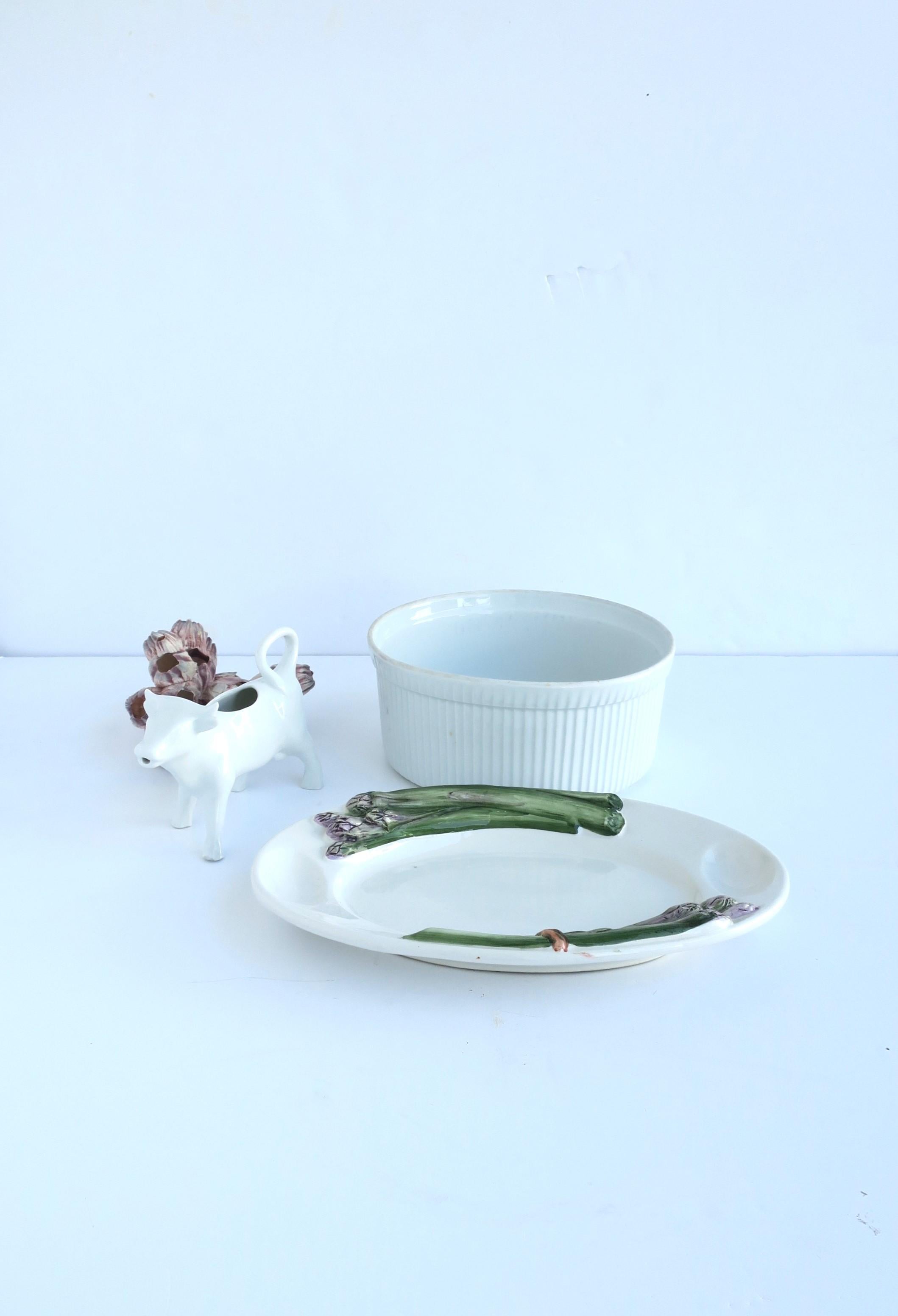 20th Century French White Porcelain Bowl  For Sale