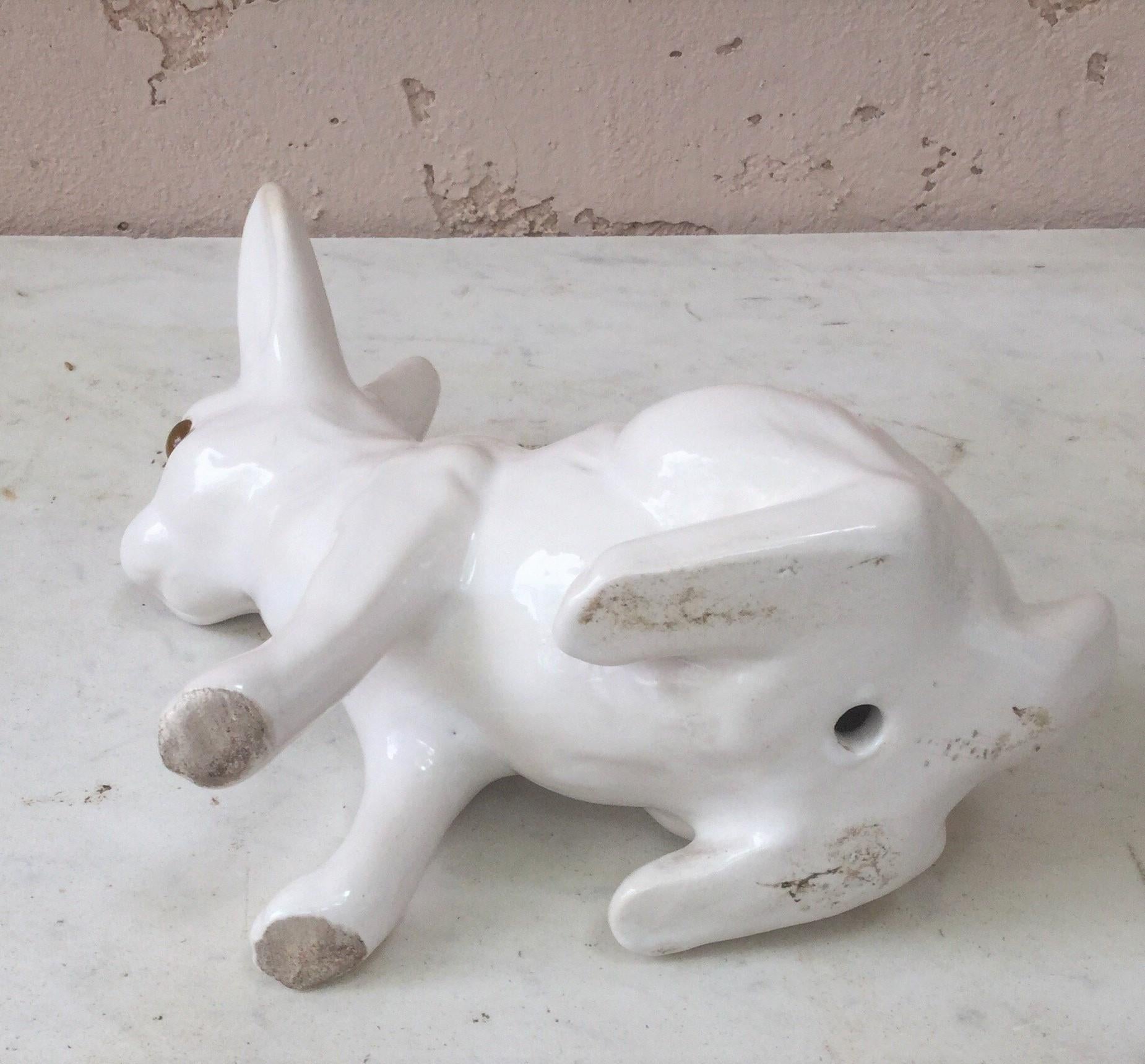 French White Rabbit, circa 1950 In Good Condition In Austin, TX