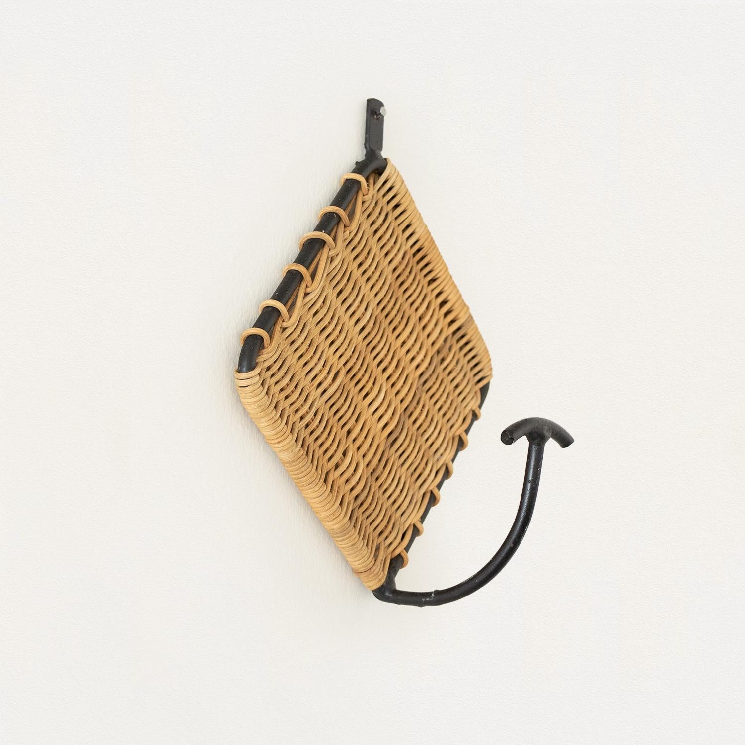 French Wicker and Iron Hook 1