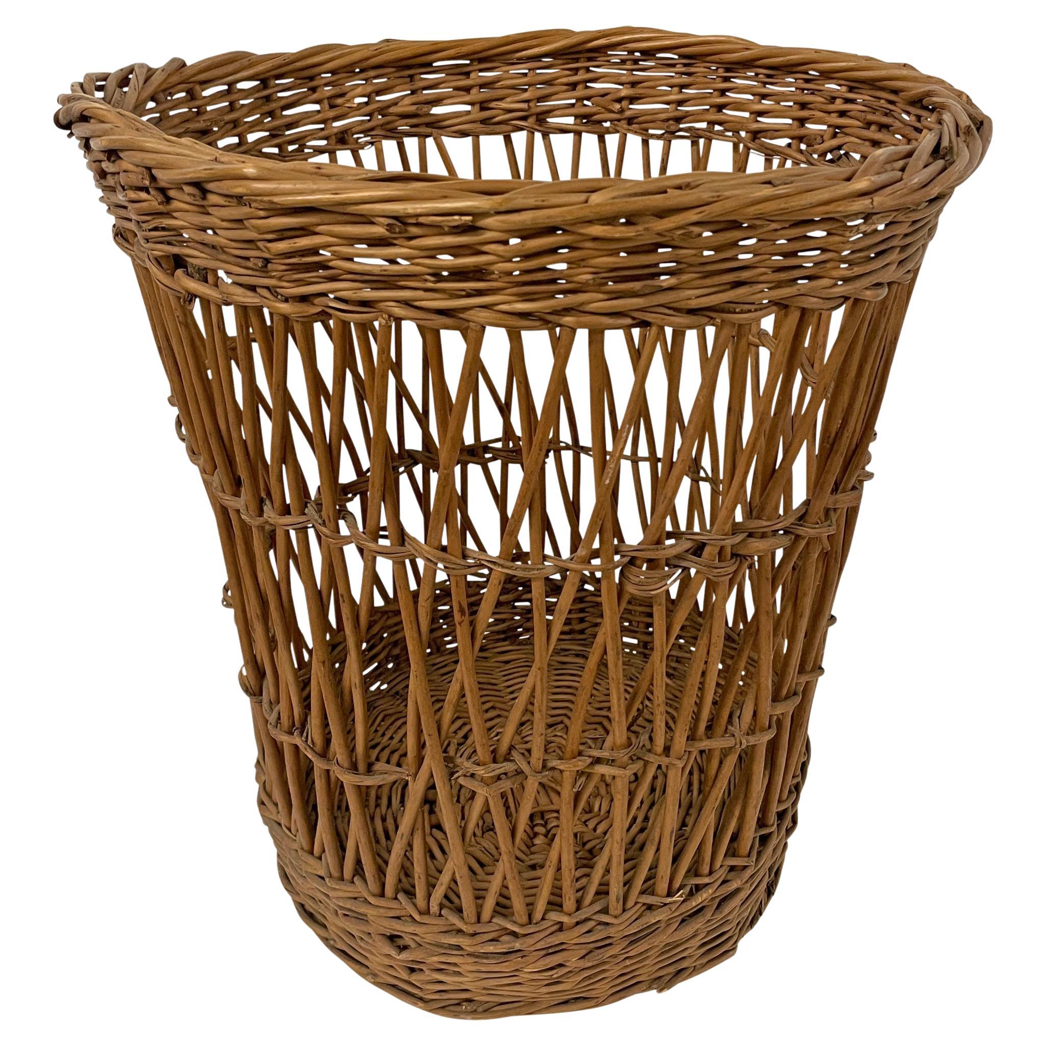 French Wicker Bakery Basket