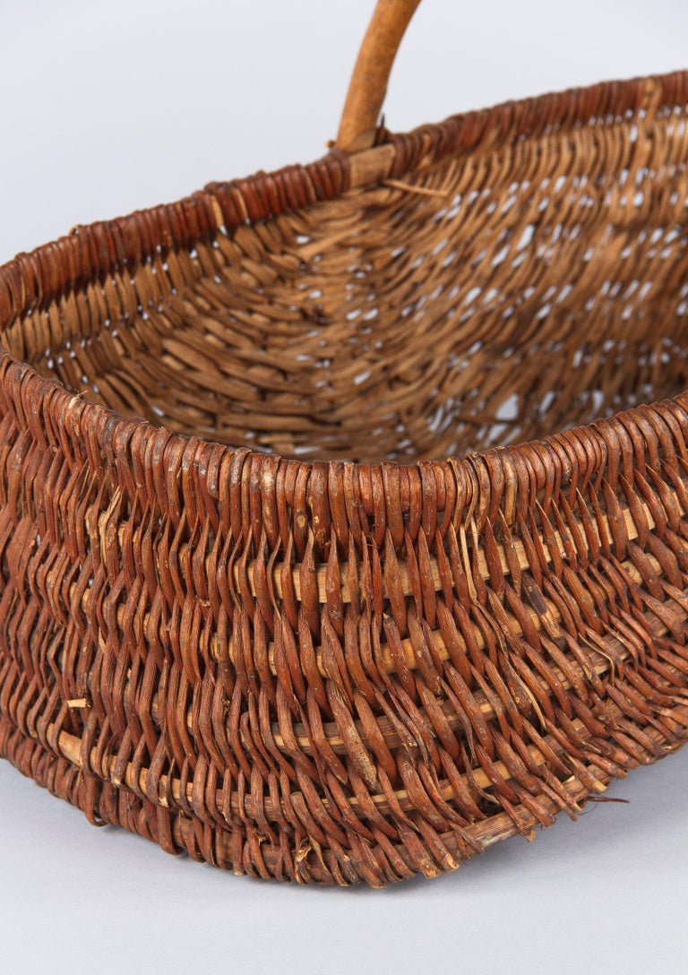 French Wicker Basket from Provence, 20th Century at 1stDibs