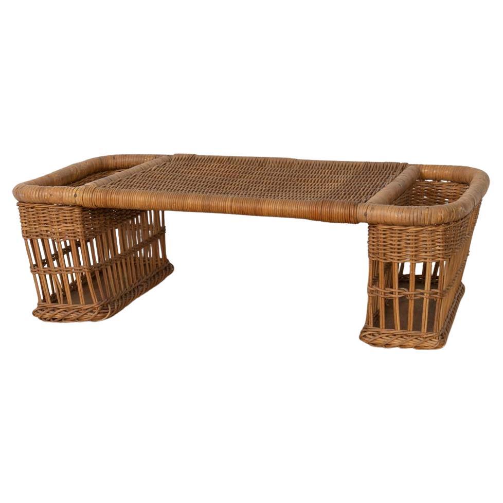 French Wicker Bed Tray
