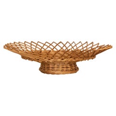 Retro French Wicker Bowl