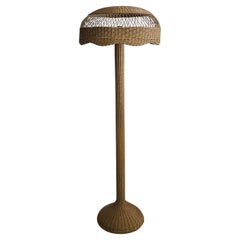 French Wicker Stehlampe