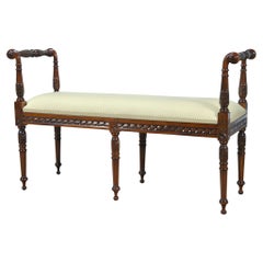Antique French Window Bench
