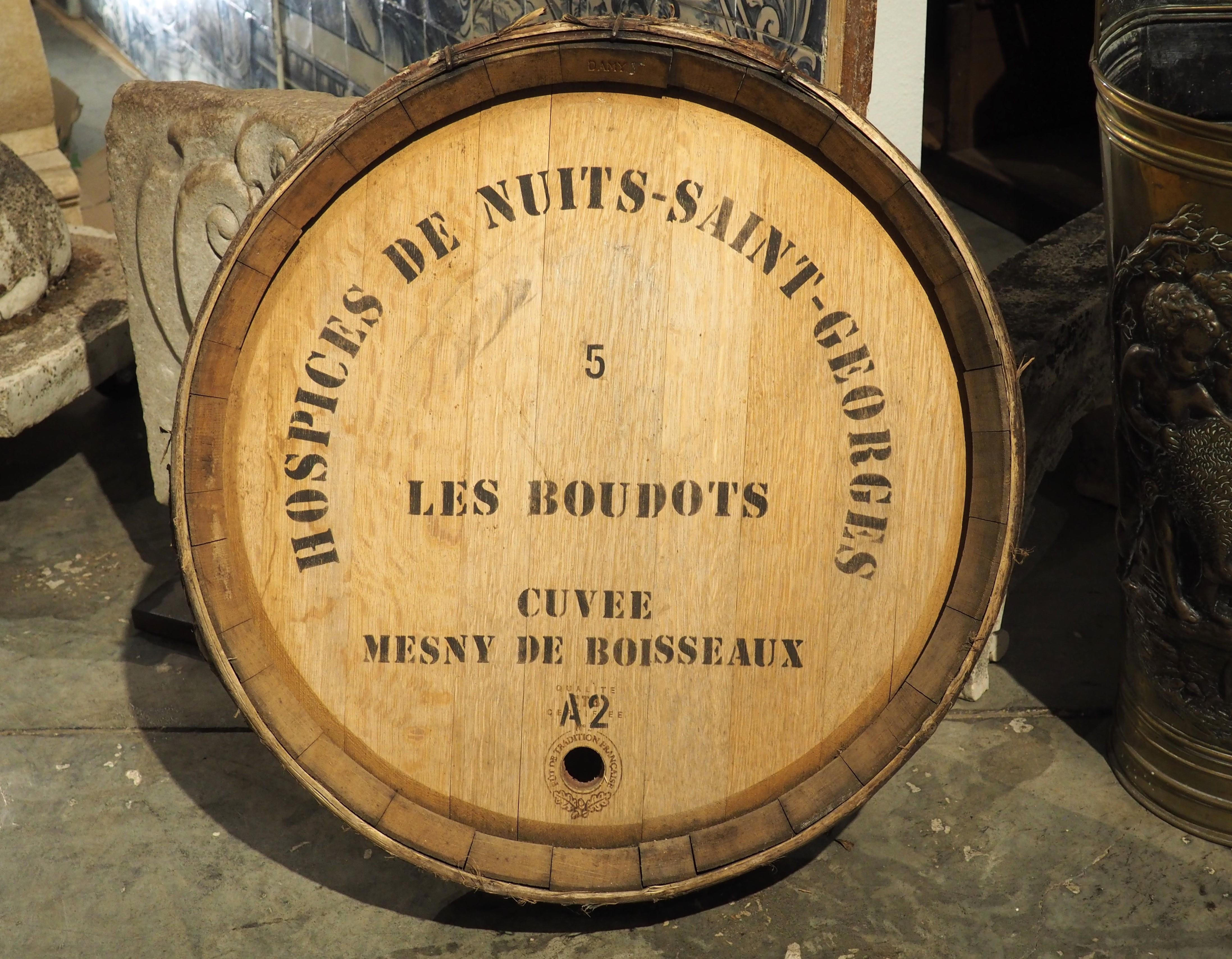 French Wine Barrel Facade, “Hospices de Nuits-Saint-Georges”, 1900s 4