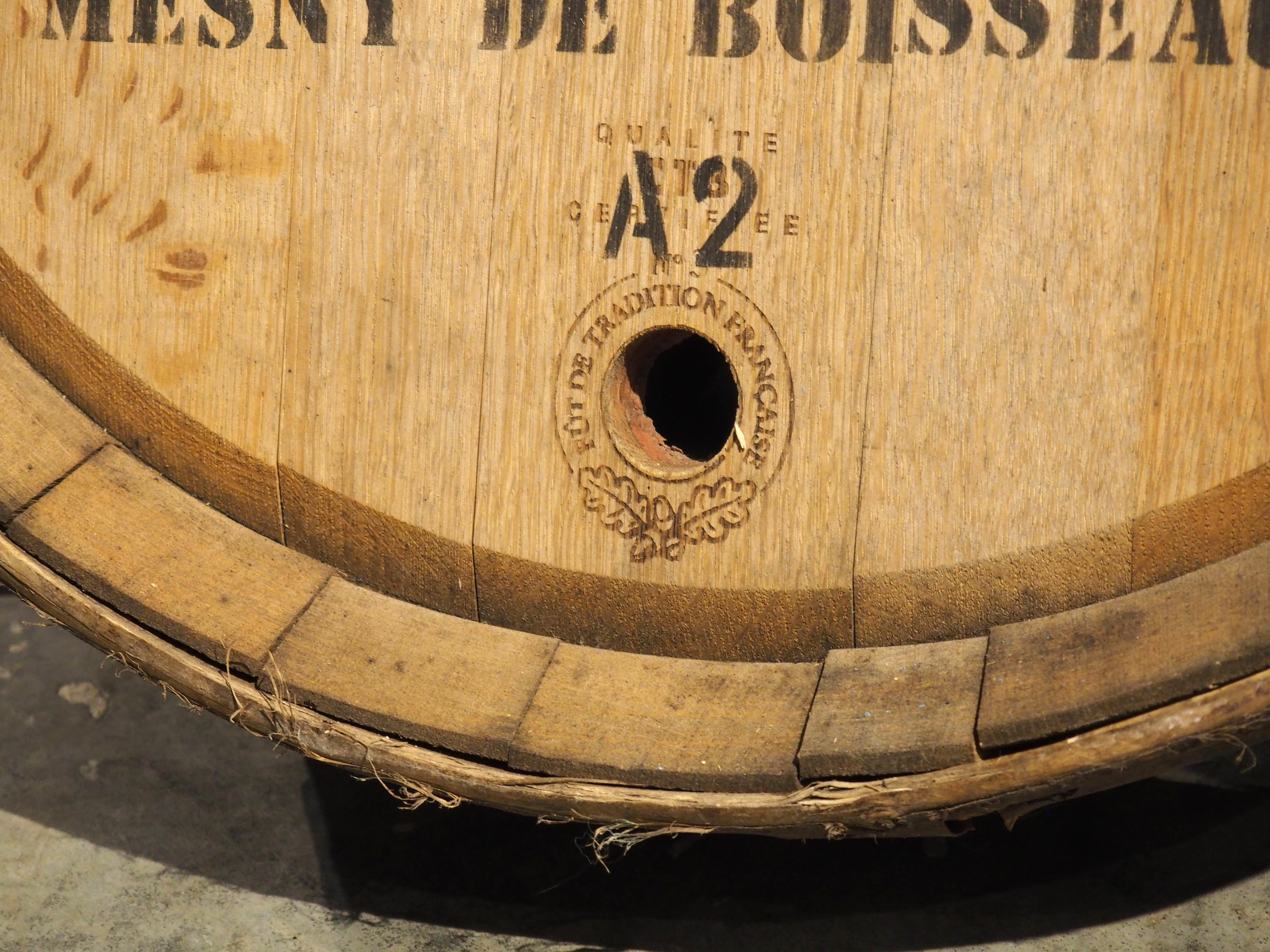 Hand-Carved French Wine Barrel Facade, “Hospices de Nuits-Saint-Georges”, 1900s