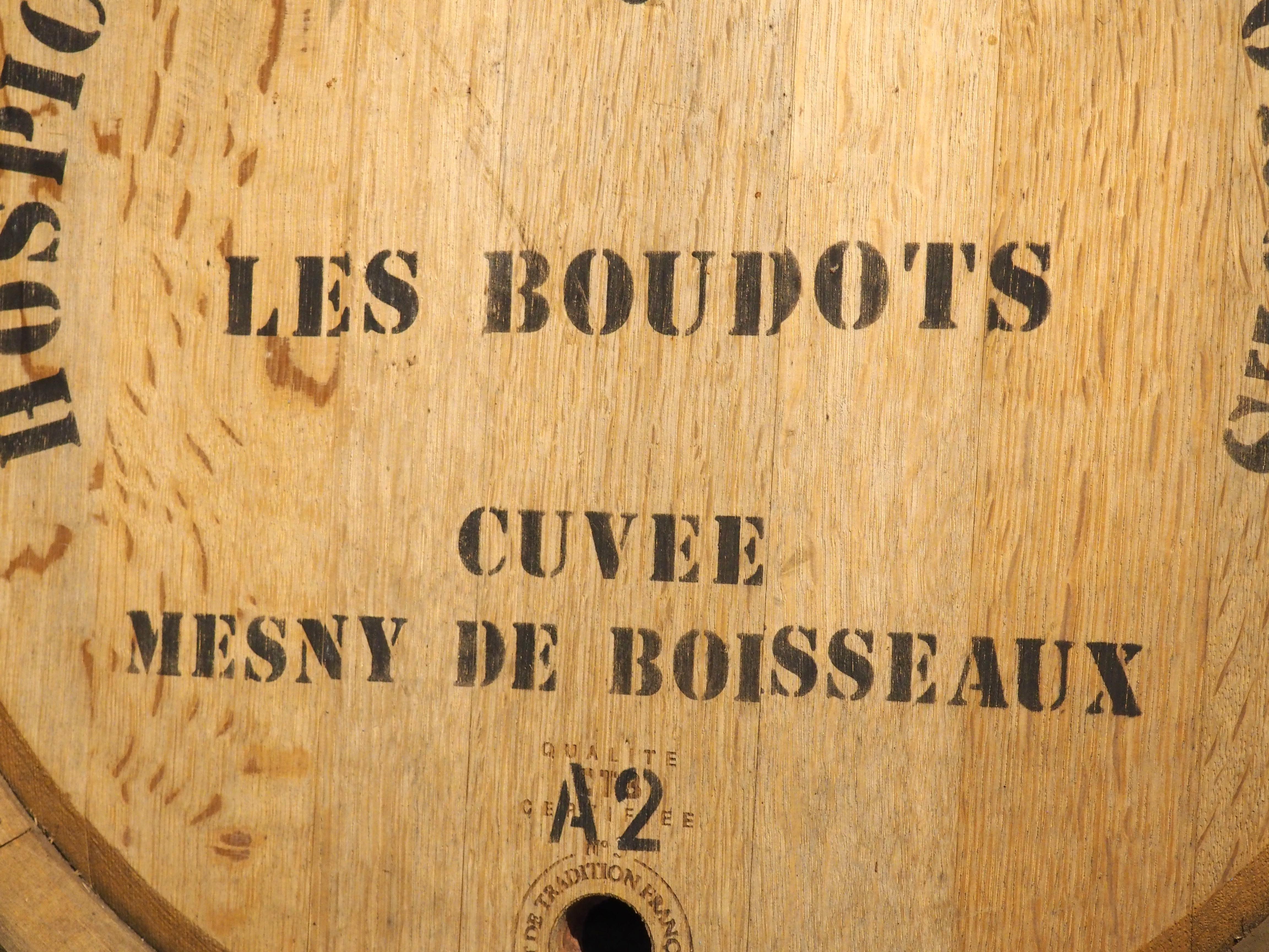 French Wine Barrel Facade, “Hospices de Nuits-Saint-Georges”, 1900s In Good Condition In Dallas, TX