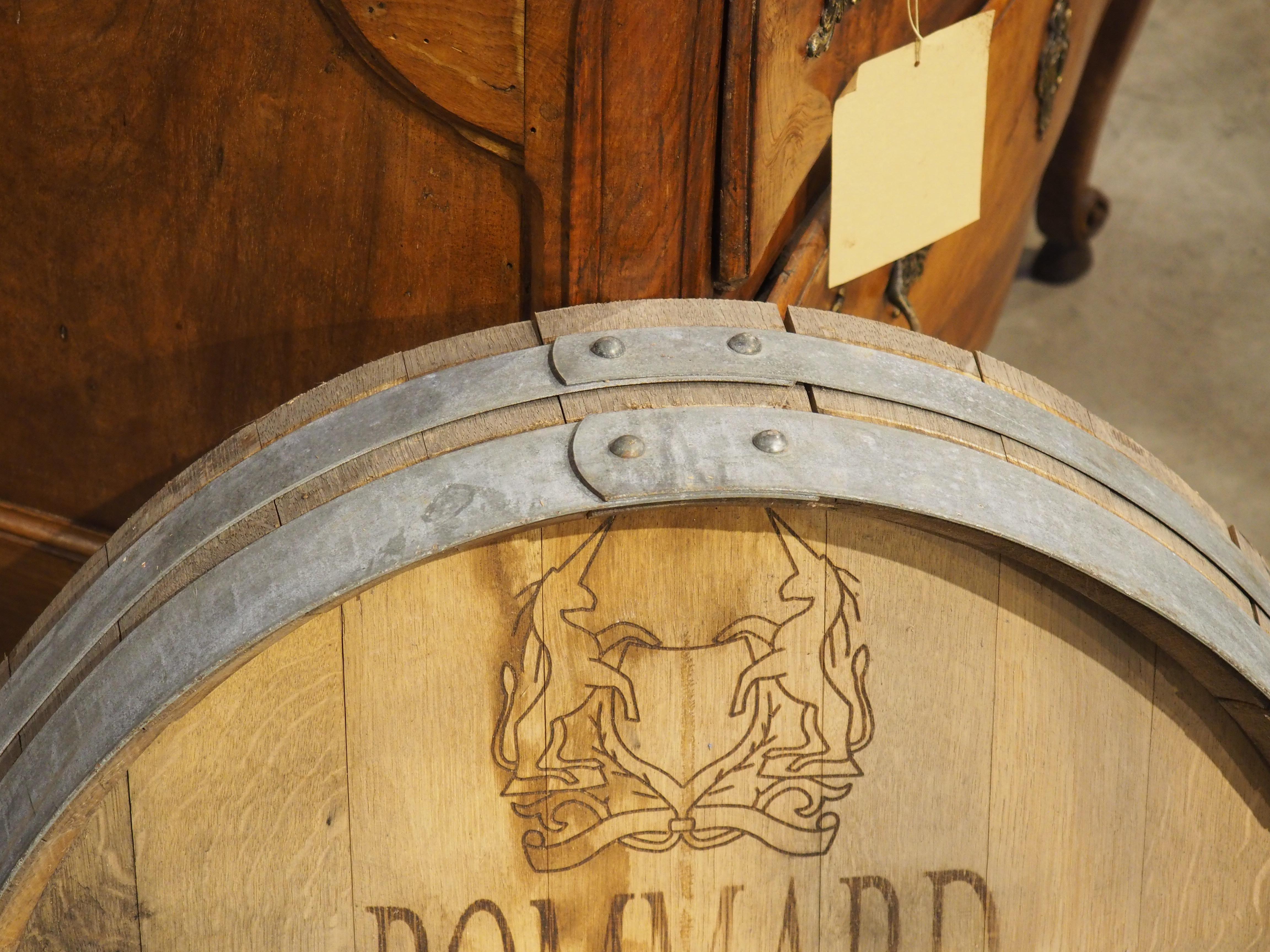 20th Century French Wine Barrel Frontage, Pommard Les Arvelets, 1959 For Sale