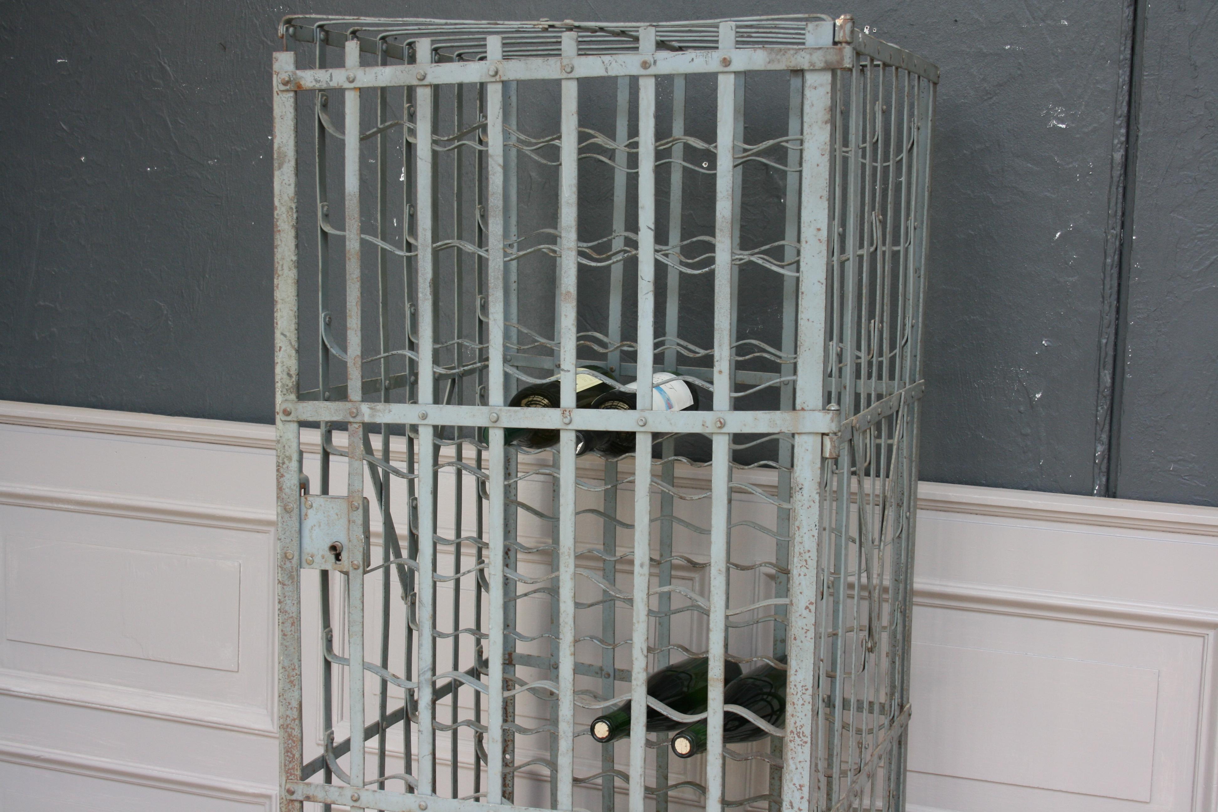 French Wine Cage Cabinet, Early 20th Century 6