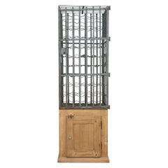 Antique French Wine Cage Cabinet, Early 20th Century