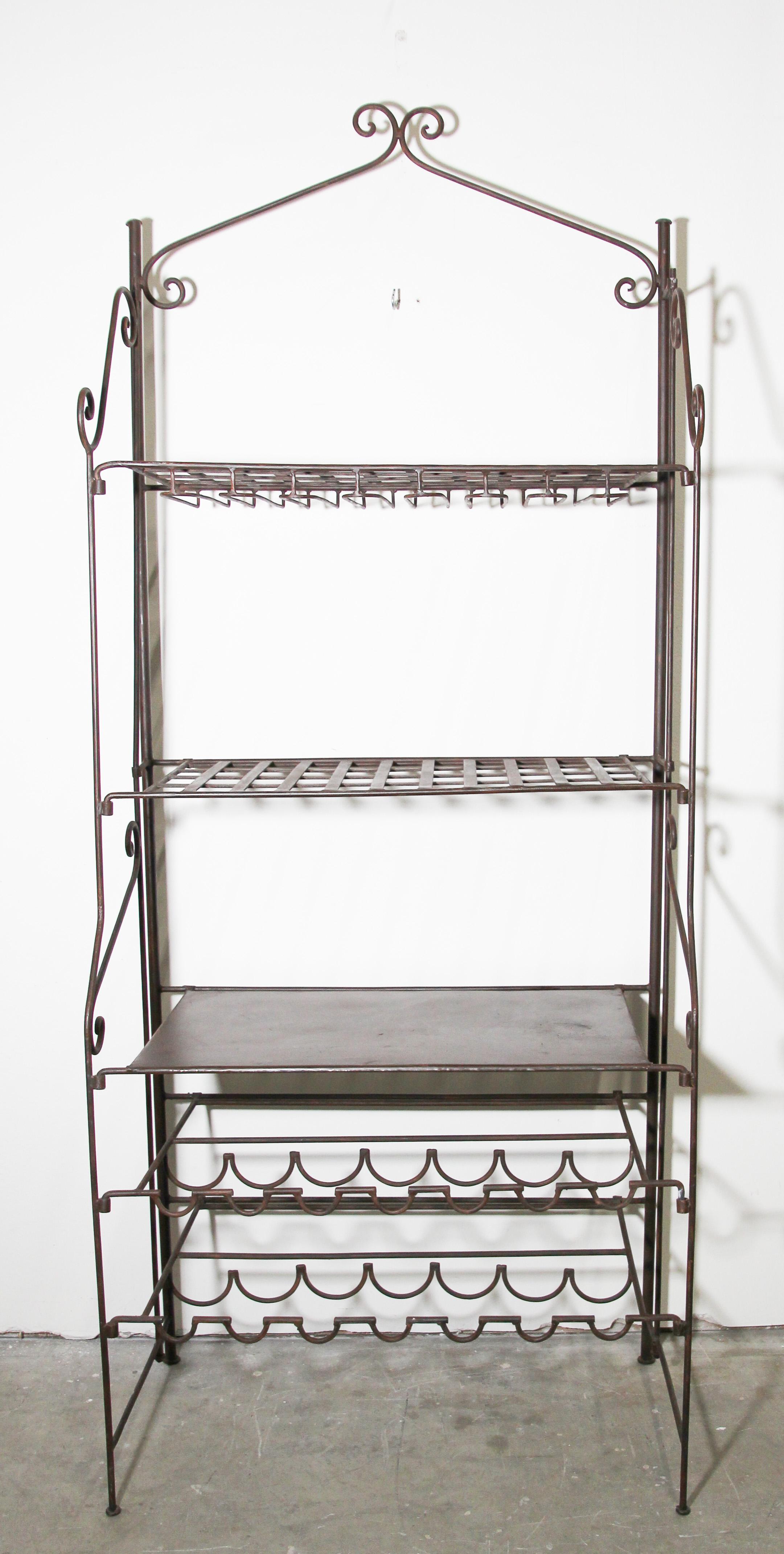 marble top bakers rack