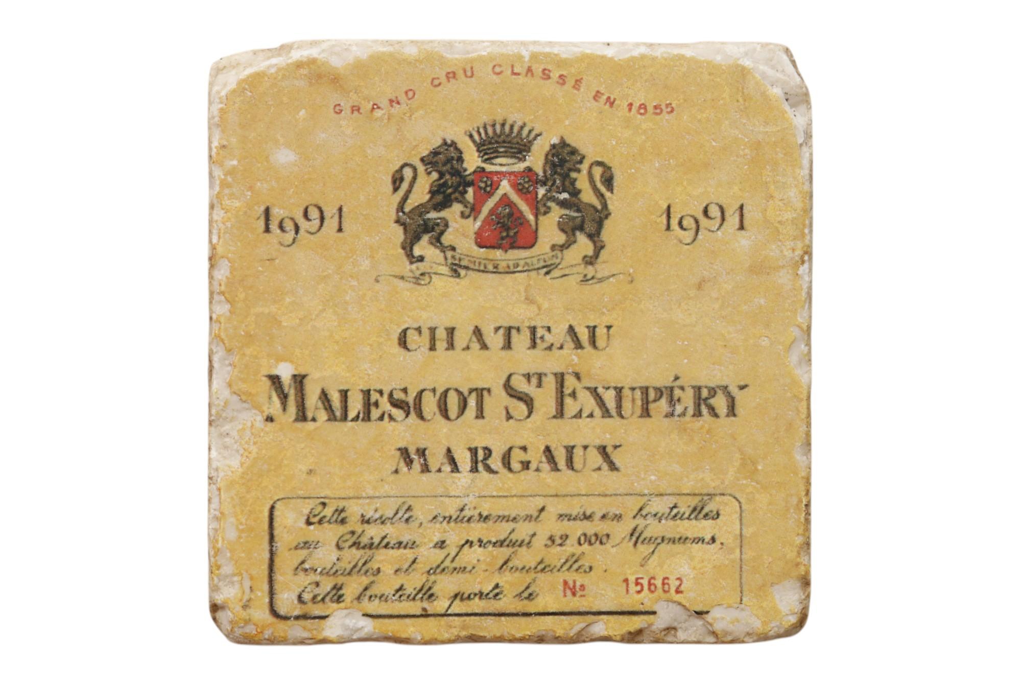Französische Wein-Marmor-Untersetzer - 4er-Set (Französische Provence) im Angebot