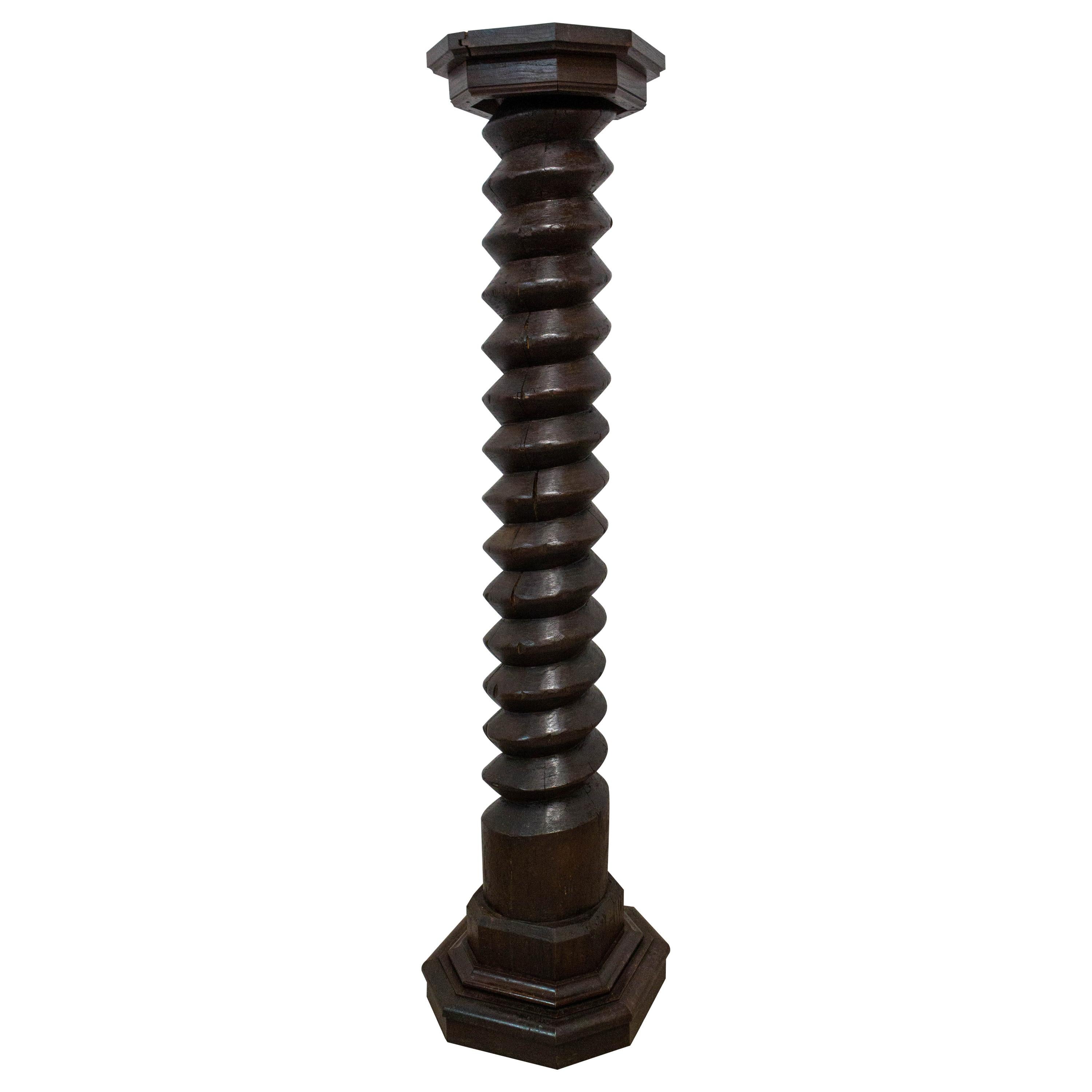 Pair of 19th Century French Provincial Wine Press Screws For Sale at 1stDibs
