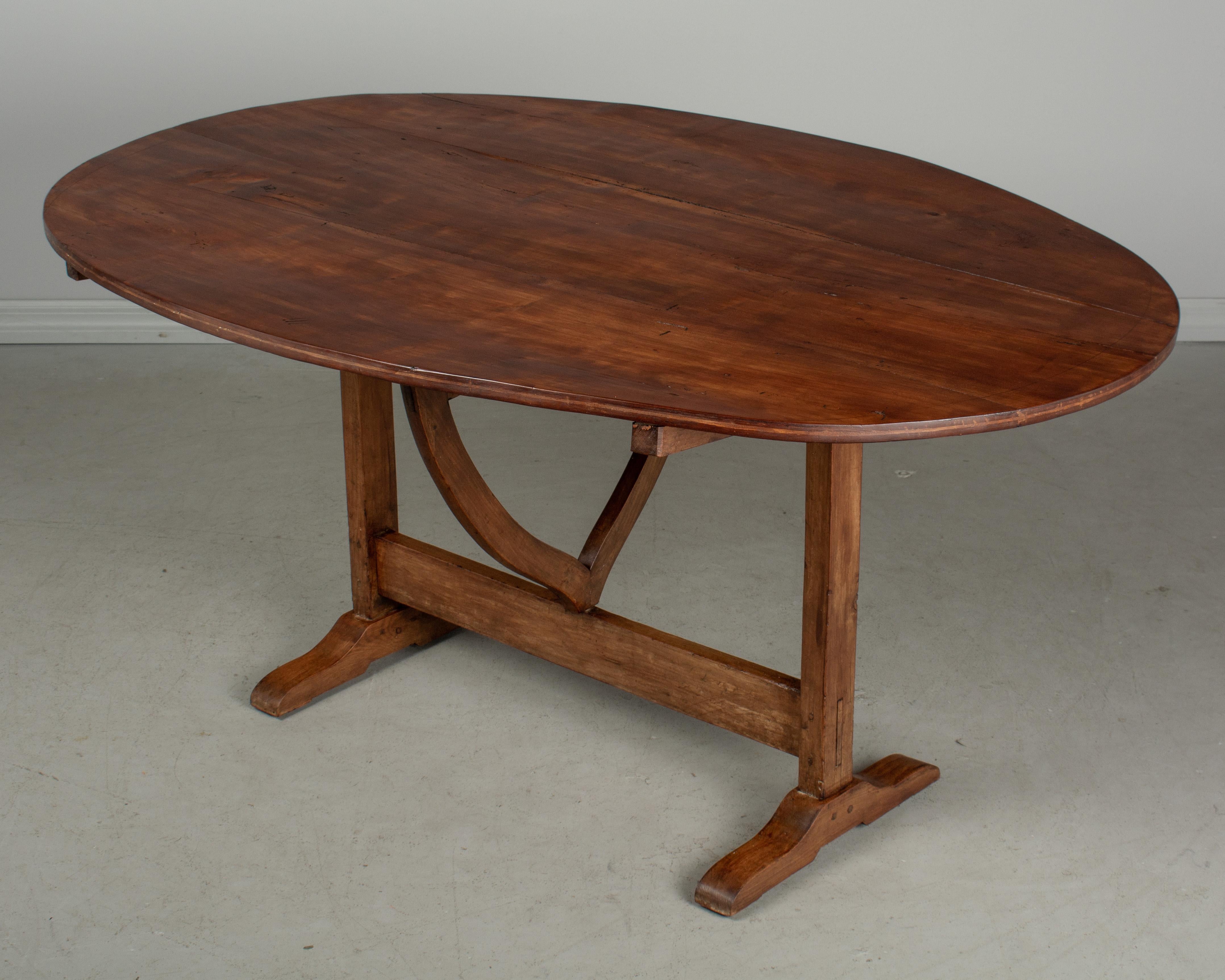 20th Century French Wine Tasting Table or Tilt-Top Table