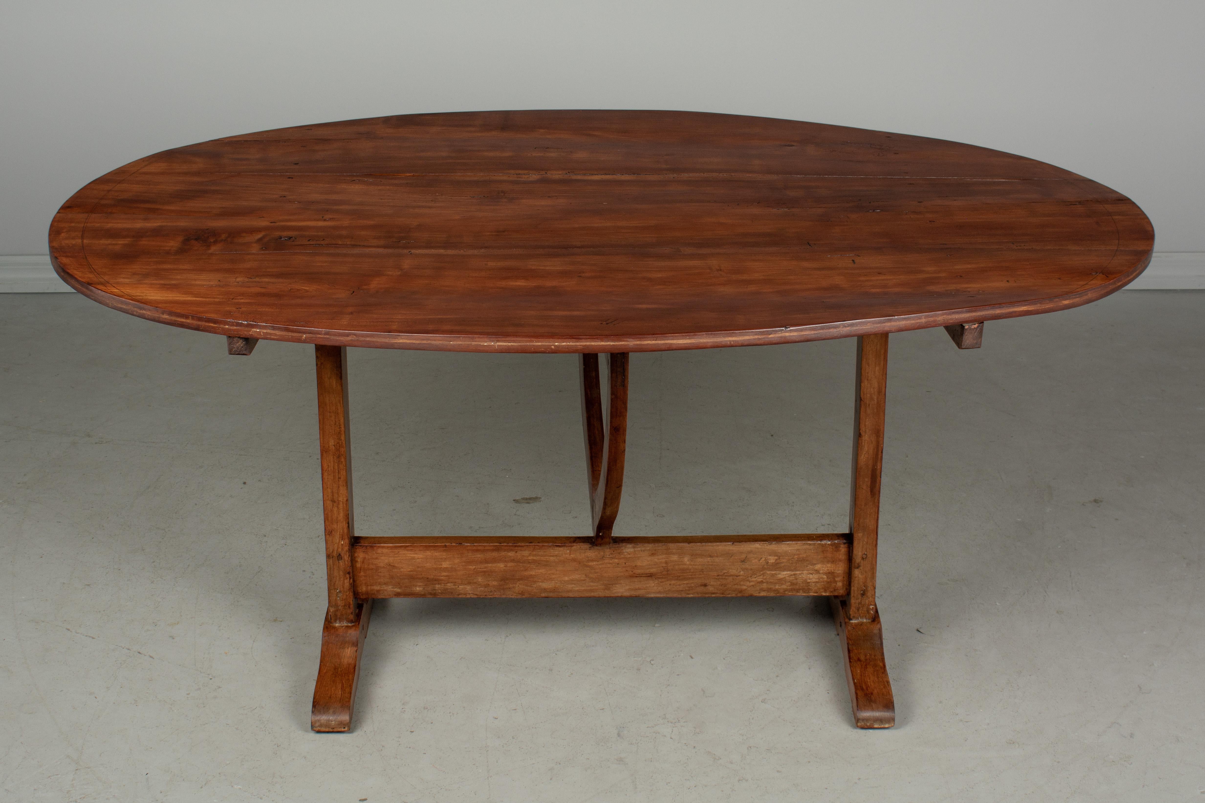 Cherry French Wine Tasting Table or Tilt-Top Table