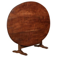 French Wine Tasting Table or Tilt-Top Table