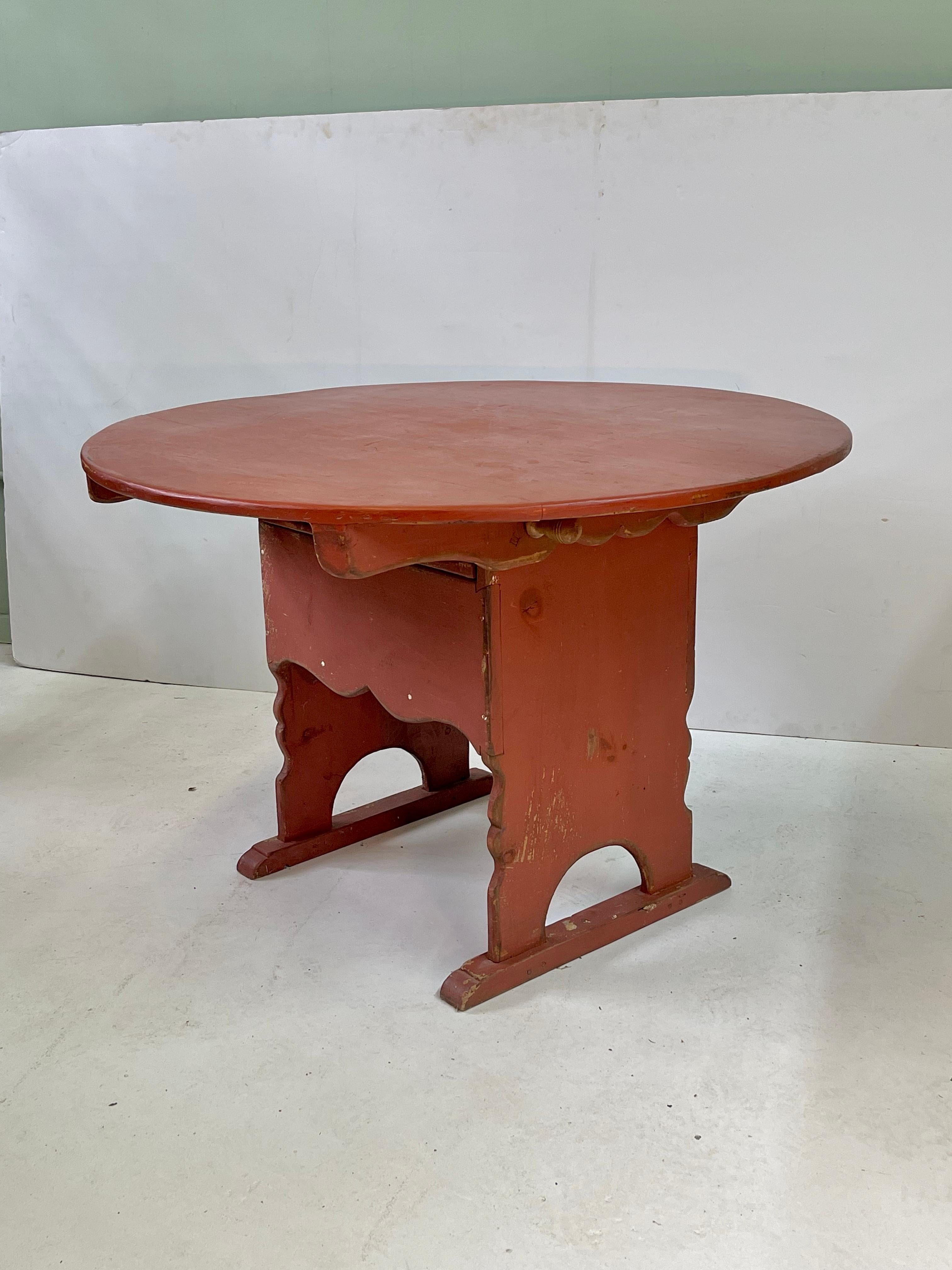 19th Century French Wine Tasting Trestle Table + Metamorphic Chair