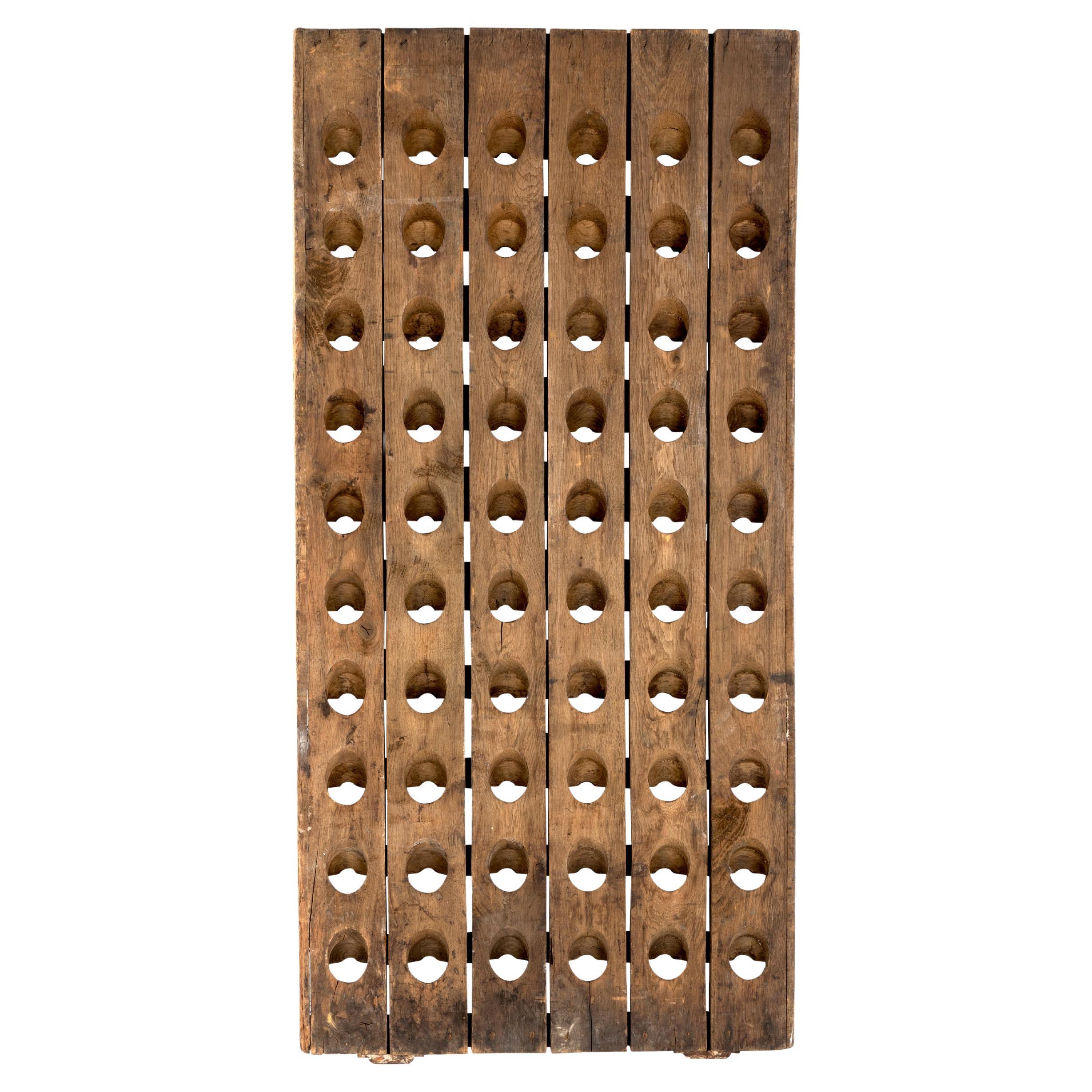 French Wine Rack-Champagne Riddling Board